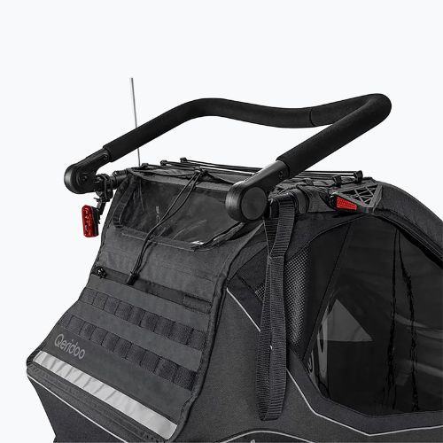 Причіп для велосипедів Qeridoo Kidgoo 1 темно-сталевий сірий