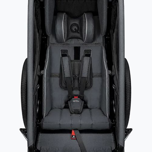 Причіп для велосипедів Qeridoo Kidgoo 1 темно-сталевий сірий