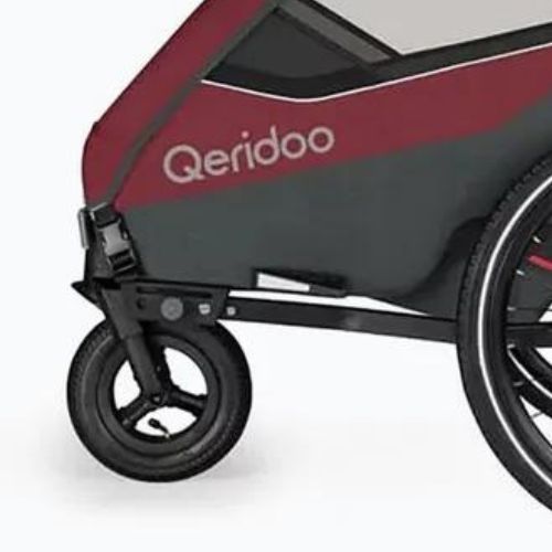 Qeridoo Sportrex 2 велосипедний причіп cayenne червоний
