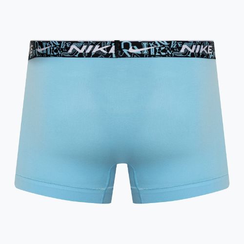 Чоловічі труси-боксери Nike Everyday Cotton Stretch Trunk 3 пари червоні/синій акваріум/зелений стадіон