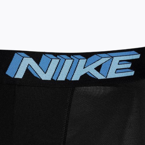 Чоловічі боксерські труси Nike Dri-Fit Essential Micro Trunk 3 пари стадіон зелений/рожевий підйом/чорний 3d