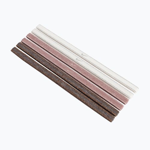 Наголов'я Nike Swoosh Sport Metallic 6 шт коричневий / димчасто-ліловий / сріблястий металік