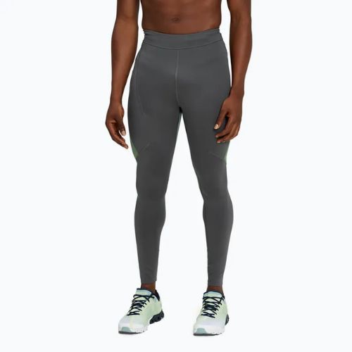 Чоловічі бігові лосини On Performance тінь/плющ