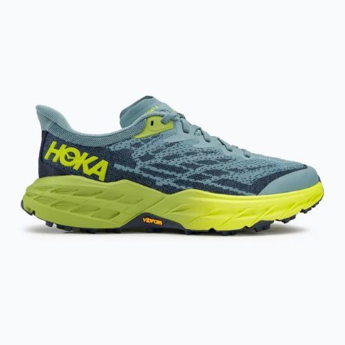 Чоловічі кросівки HOKA Speedgoat 5 stone blue / dark citron