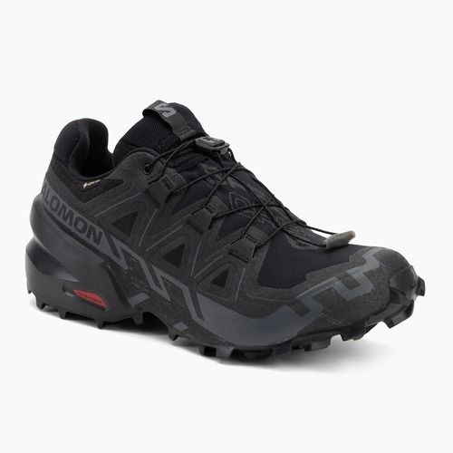Жіночі бігові кросівки Salomon Speedcross 6 GTX чорний/чорний/фан