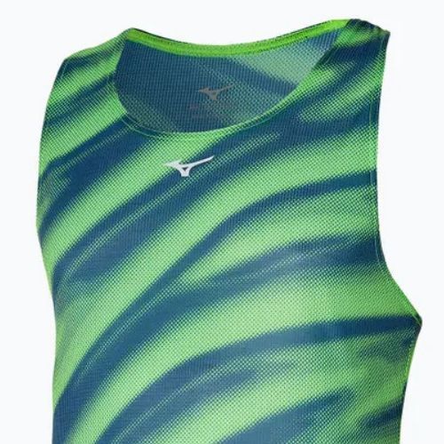 Чоловіча бігова майка Mizuno DAF Graphic Tank світло-зелена