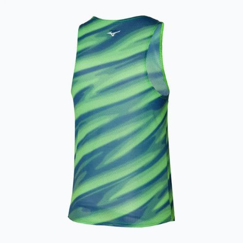 Чоловіча бігова майка Mizuno DAF Graphic Tank світло-зелена