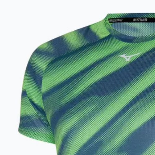 Чоловіча бігова футболка Mizuno DAF Graphic Tee світло-зеленого кольору
