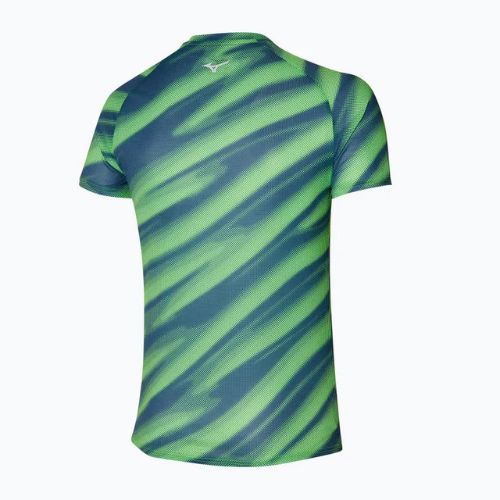 Чоловіча бігова футболка Mizuno DAF Graphic Tee світло-зеленого кольору