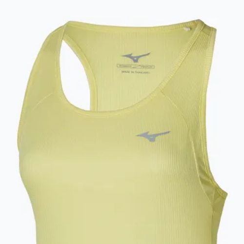 Жіноча бігова майка Mizuno DryAeroFlow Tank блідо-лаймово-жовта