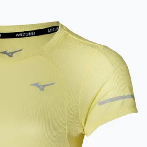 Жіноча бігова футболка Mizuno DryAeroFlow Tee блідо-лаймово-жовта