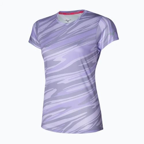 Жіноча бігова футболка Mizuno Core Graphic Tee пастельно-бузкова