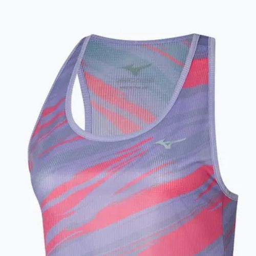 Жіноча бігова майка Mizuno DAF Graphic Tank пастельно-бузкова