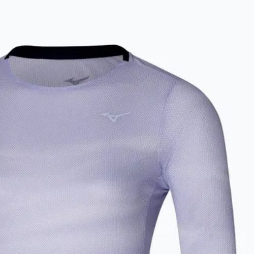 Жіночий біговий лонгслів Mizuno Premium Aero Tee білосніжний/будяк