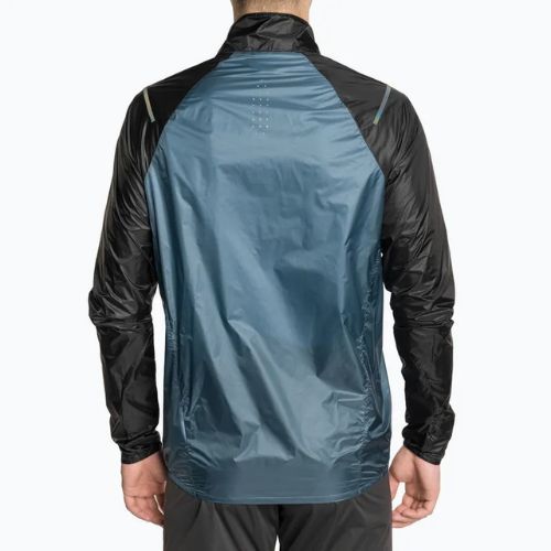 Чоловіча бігова куртка Mizuno Aero синій попіл