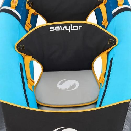 Синьо-чорна 3-місна надувна байдарка Sevylor Montreal