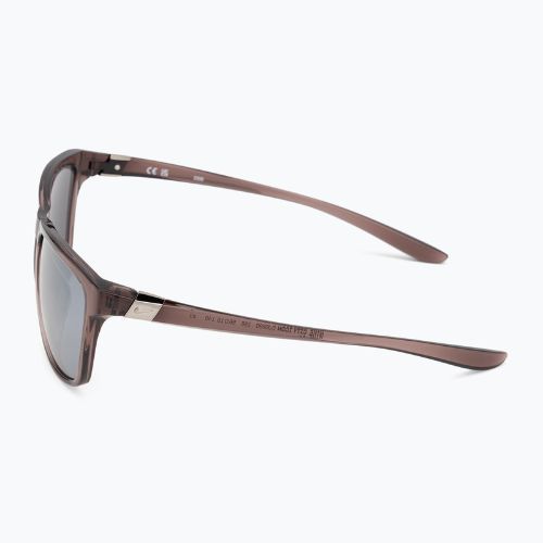 Жіночі сонцезахисні окуляри Nike City Icon димчасто-лілові/сірі зі сріблястим спалахом