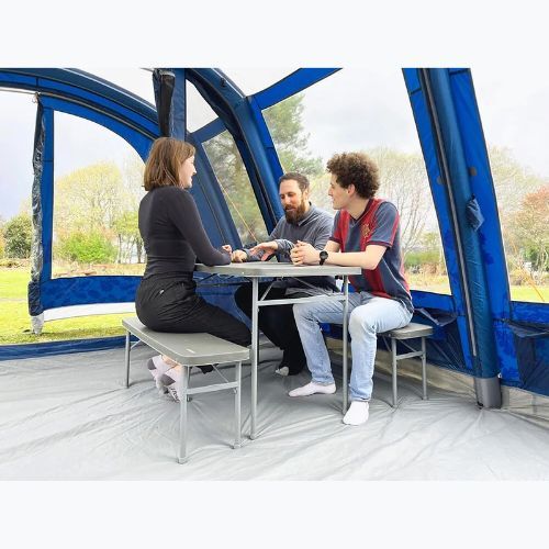 Стіл туристичний з лавками Vango Orchard Bench Set grey