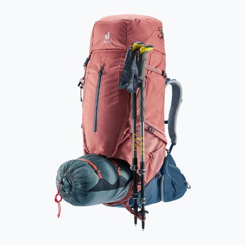 Жіночий трекінговий рюкзак deuter Aircontact X 70+15 SL redwood/blue