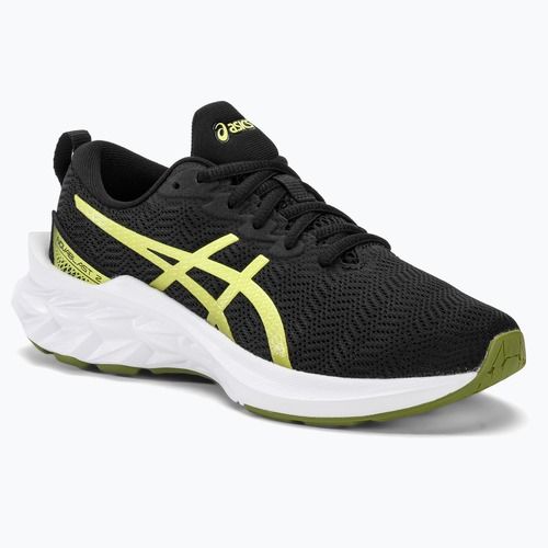 Дитячі бігові кросівки ASICS Novablast 2 GS чорний/світло-жовтий