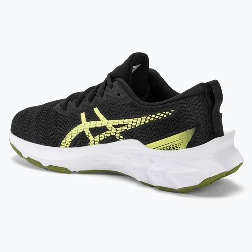 Дитячі бігові кросівки ASICS Novablast 2 GS чорний/світло-жовтий