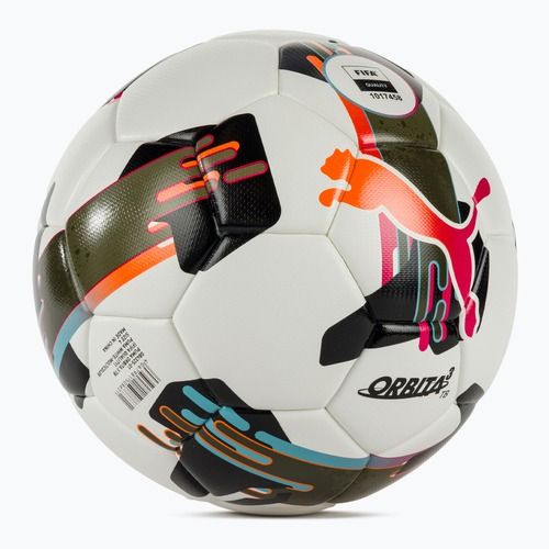 М'яч футбольний PUMA Orbita 3 TB FIFA Quality puma white/multicolor розмір 4