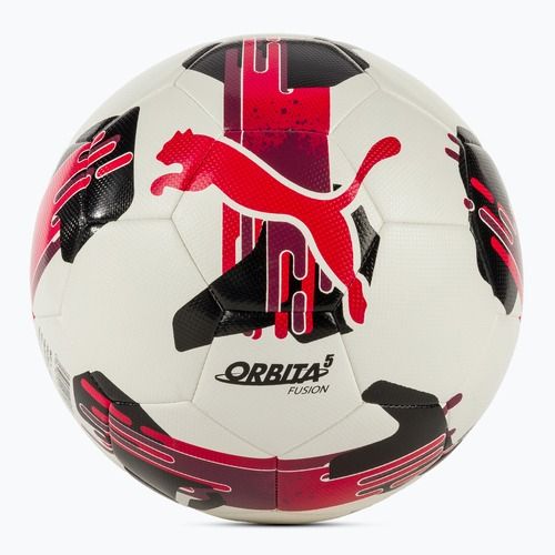 М'яч футбольний PUMA Orbita 5 Fusion puma white/puma red розмір 4