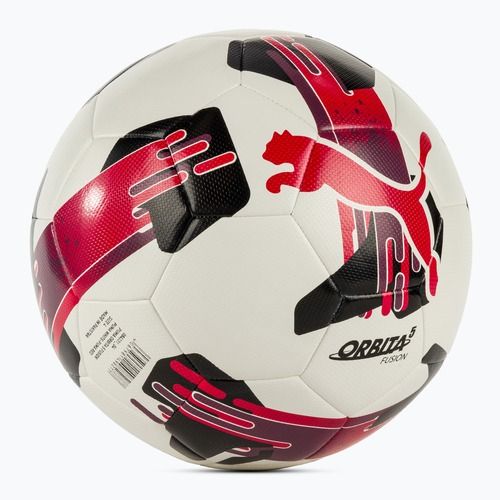 М'яч футбольний PUMA Orbita 5 Fusion puma white/puma red розмір 4
