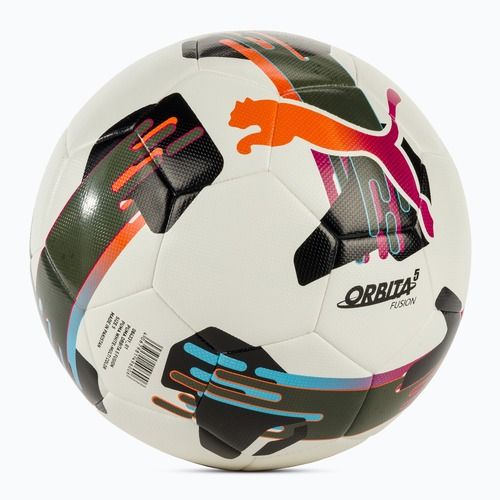 М'яч футбольний PUMA Orbita 5 Fusion puma white/multicolor розмір 5