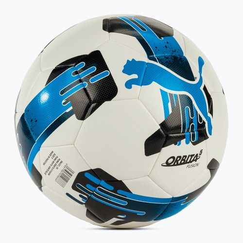 М'яч футбольний PUMA Orbita 5 Fusion puma white/ignite blue розмір 5
