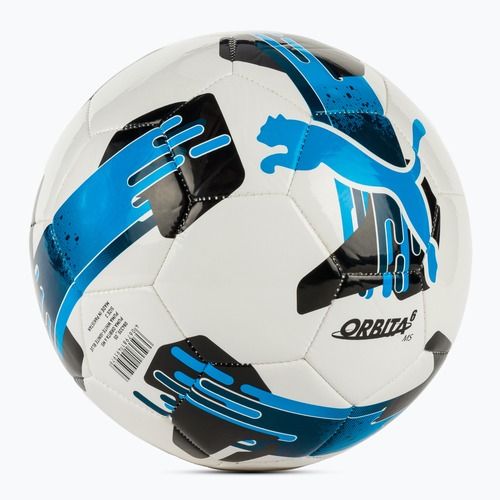М'яч футбольний PUMA Orbita 6 MS puma white/ignite blue розмір 3