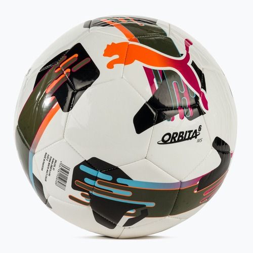 М'яч футбольний PUMA Orbita 6 MS puma white/multicolor розмір 5