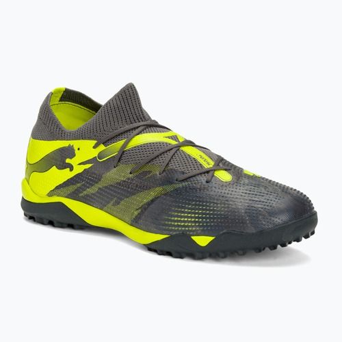 Футбольні бутси PUMA Future 7 Match Rush TT міцний сірий / прохолодний темно-сірий / електричний лайм