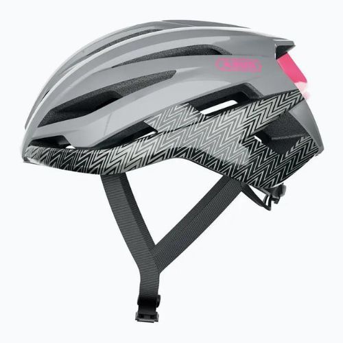 Шолом велосипедний ABUS StormChaser zigzag grey