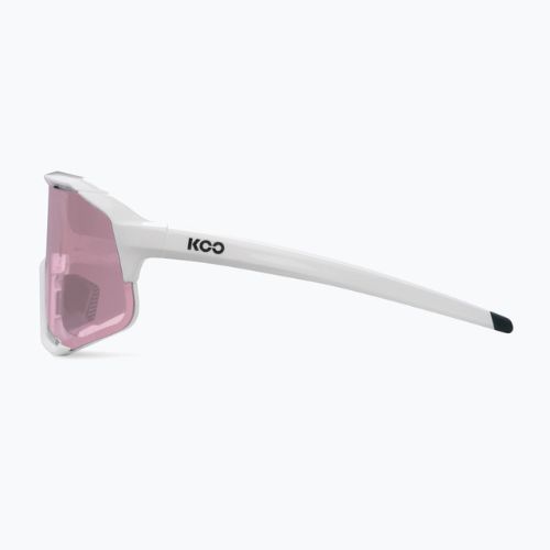 Окуляри сонцезахисні Koo Demos white/photochromic pink