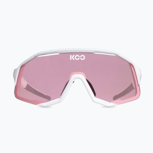 Окуляри сонцезахисні Koo Demos white/photochromic pink