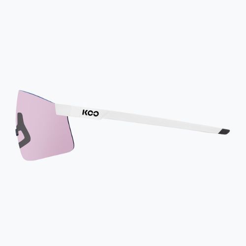 Окуляри сонцезахисні Koo Nova white matt/photochromic pink