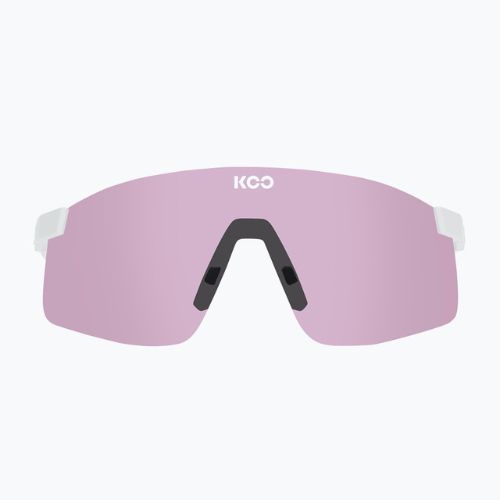 Окуляри сонцезахисні Koo Nova white matt/photochromic pink