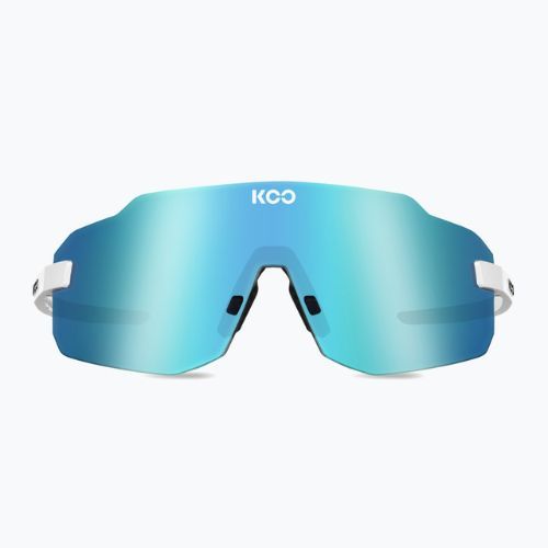 Окуляри сонцезахисні Koo САПernova white/turquoise mirror