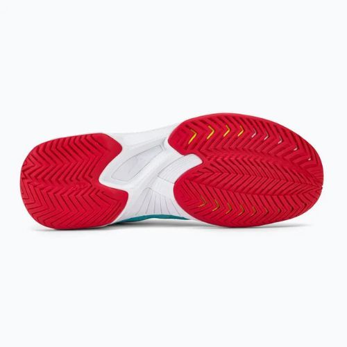 Кросівки тенісні жіночі Mizuno Wave Exceed Tour 5 AC tanger turquoise/fiery coral 2/white