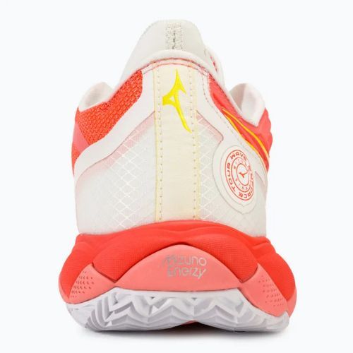 Кросівки тенісні жіночі Mizuno Wave Enforce Tour CC candy coral/snow white/neon flame