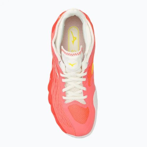 Кросівки тенісні жіночі Mizuno Wave Enforce Tour CC candy coral/snow white/neon flame