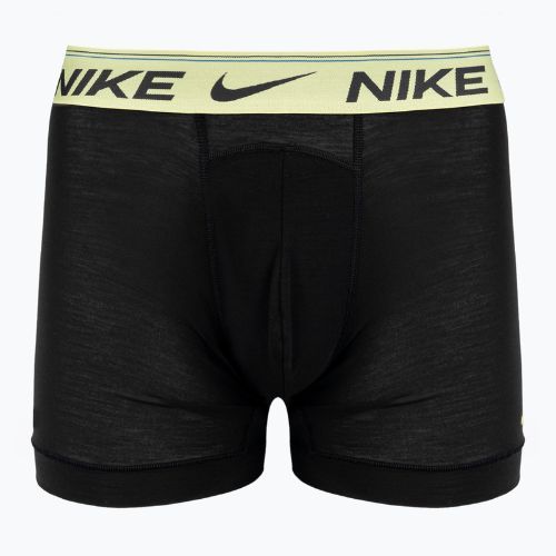 Чоловічі труси-боксери Nike Dri-FIT Ultra Comfort Brief Boxers 3 пари чорний/жовтий/фуксія
