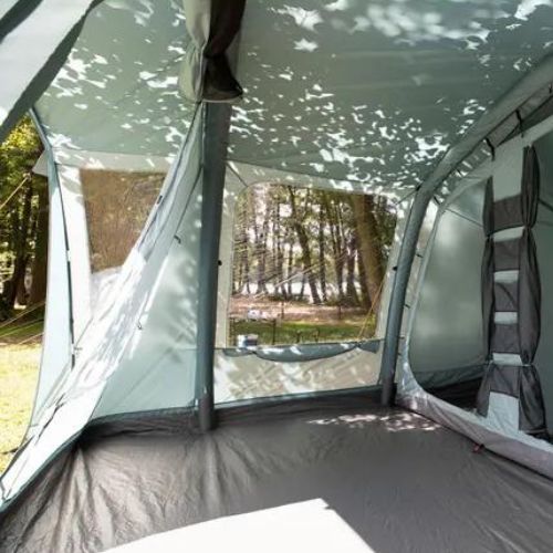 Надувна кемпінгова палатка на 6 осіб KADVA AIRcamp 6.24 зелена