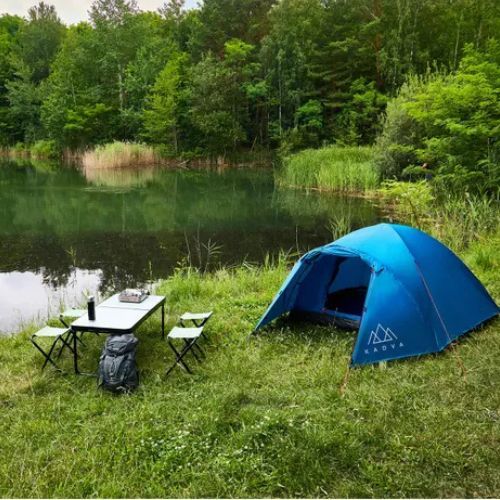 3-місний кемпінговий намет KADVA CAMPdome 3 синій