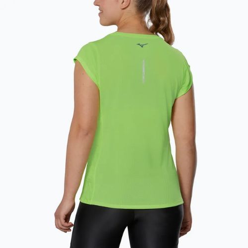 Футболка для бігу жіноча Mizuno Aero Tee neolime