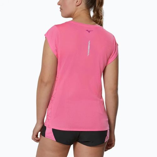 Футболка для бігу жіноча Mizuno Aero Tee wild orchid