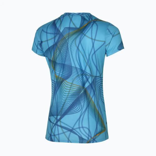 Футболка для бігу жіноча Mizuno Graphic Tee milky blue