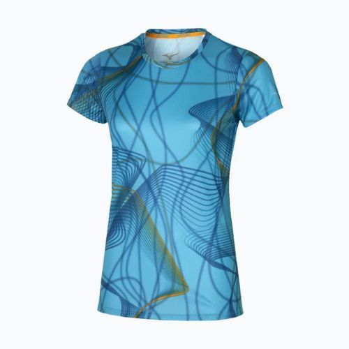 Футболка для бігу жіноча Mizuno Graphic Tee milky blue