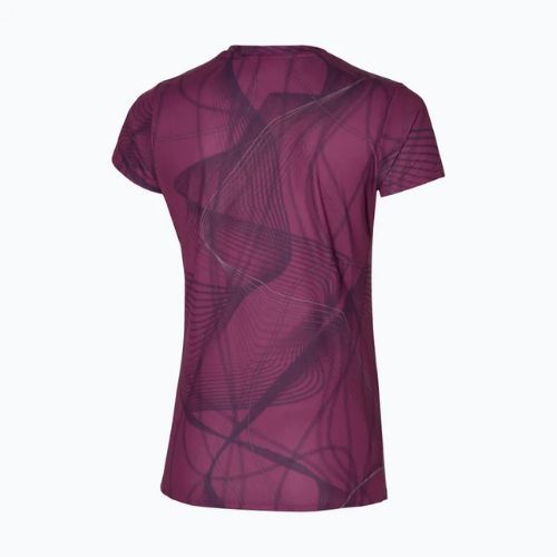 Футболка для бігу жіноча Mizuno Graphic Tee magenta haze